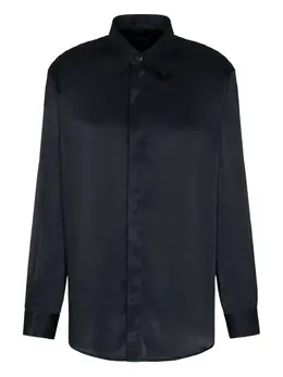 Emporio Armani: Атласная рубашка 
