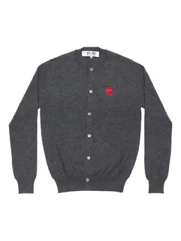 Comme Des Garçons Play: Кардиган  Heart на пуговицах