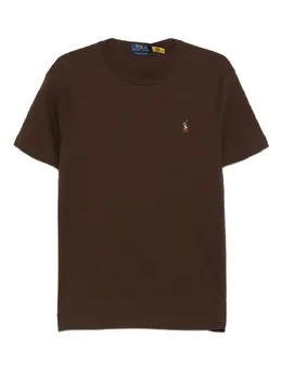 Polo Ralph Lauren: Коричневая футболка 