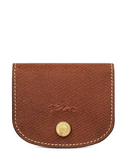 Longchamp: Коричневый картхолдер 