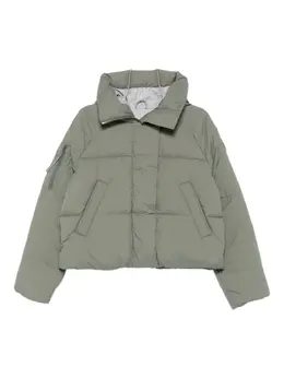 Canada Goose: Зелёная куртка 