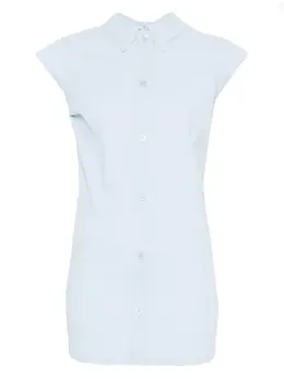 Issey Miyake: Блуза с коротким рукавом 