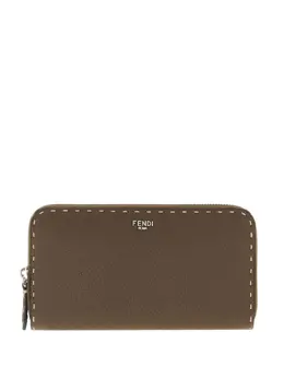 FENDI: Коричневый кошелёк 