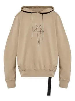 Rick Owens DRKSHDW: Бежевая толстовка 