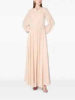 Alberta Ferretti: Драпированное платье 