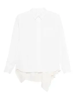 sacai: Белая рубашка 