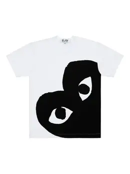 Comme Des Garçons Play: Футболка  Heart с принтом