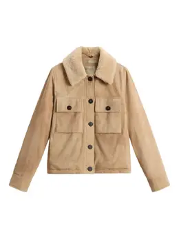 Woolrich: Замшевая куртка 