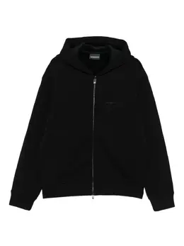 Emporio Armani: Чёрная толстовка 