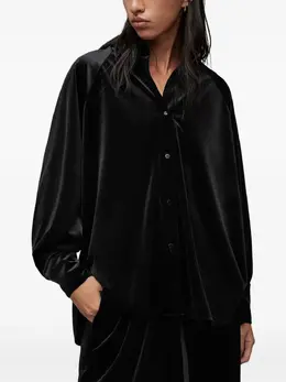 AllSaints: Бархатная рубашка 
