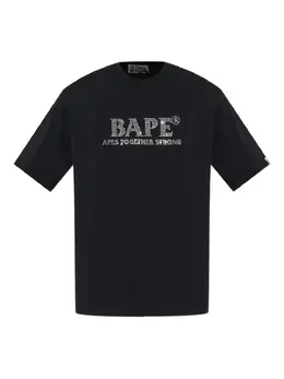 A BATHING APE®: Чёрная футболка 