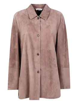 'S Max Mara: Замшевая рубашка 