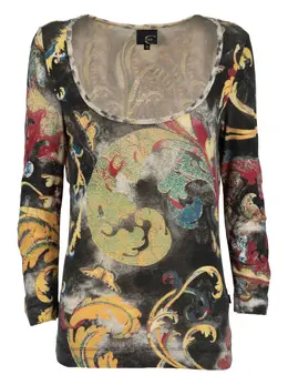 Just Cavalli: Чёрная футболка 