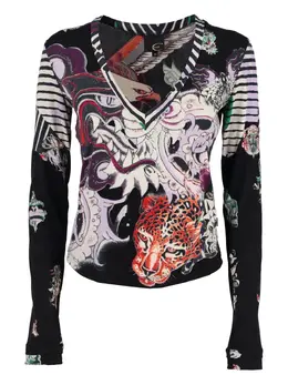 Just Cavalli: Блуза с принтом 