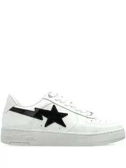 A BATHING APE®: Белые кроссовки 