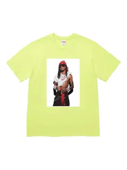 Supreme: Зелёная футболка 
