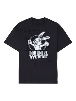 DOMREBEL: Чёрная футболка 