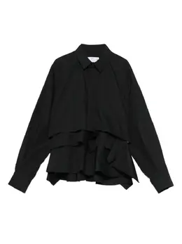 sacai: Чёрная рубашка 