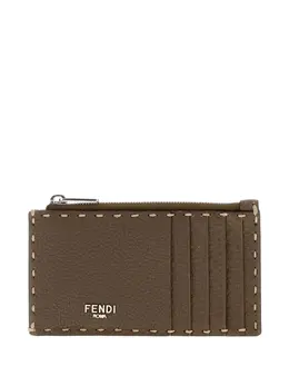 FENDI: Коричневый картхолдер 