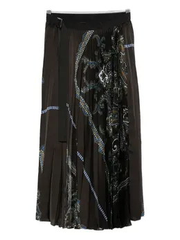 sacai: Юбка с принтом 