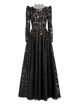 Jenny Packham: Платье с рукавами-фонариками 
