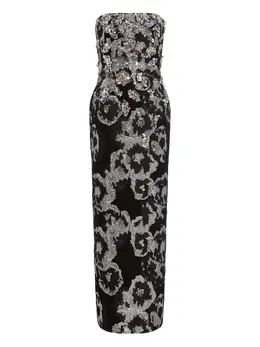 Jenny Packham: Платье с растительным принтом 