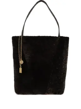 Chloé: Коричневая сумка-шоппер 