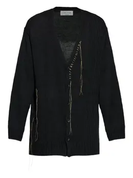 Yohji Yamamoto: Кардиган с v-образным вырезом 