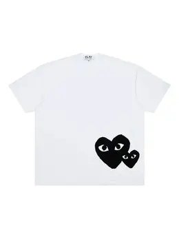 Comme Des Garçons Play: Футболка  Heart с принтом