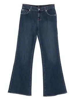 7 For All Mankind: Расклешённые джинсы 