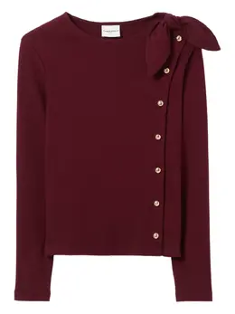 Claudie Pierlot: Блуза с бантом 