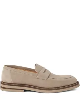 Brunello Cucinelli: Бежевые туфли 