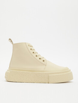 Mm6 Maison Margiela: Светлые кроссовки 