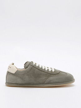 Officine Creative: Серые кроссовки 