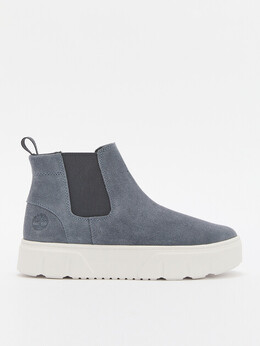 Timberland: Синие ботинки 