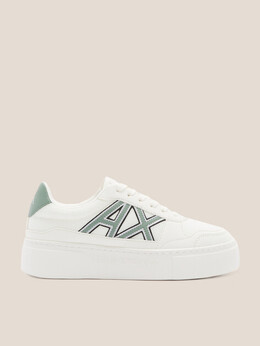 Armani Exchange: Белые кроссовки 