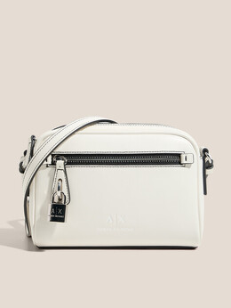 Armani Exchange: Белая сумка 