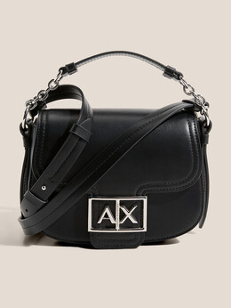 Armani Exchange: Чёрная спортивная сумка 