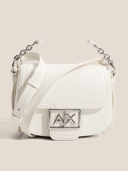 Armani Exchange: Белая спортивная сумка 