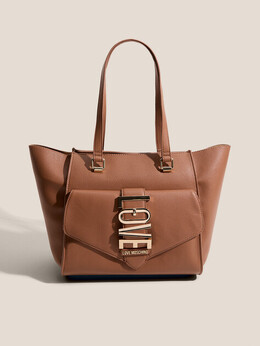 Love Moschino: Светлая сумка 