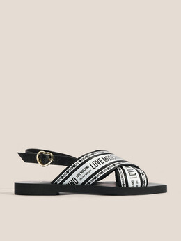 Love Moschino: Белые сандалии 