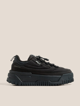 Fila: Чёрные кроссовки 