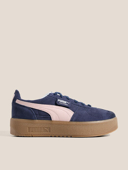 Puma: Тёмные кроссовки 