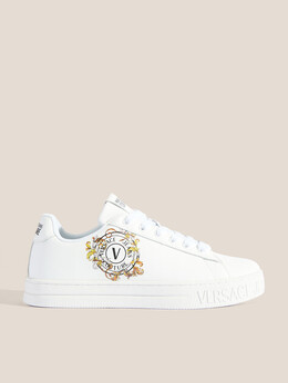 Versace Jeans Couture: Белые кроссовки 