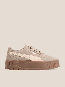 Puma: Коричневые кроссовки 