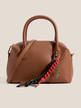 Love Moschino: Светлая спортивная сумка 