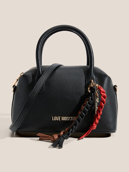 Love Moschino: Чёрная спортивная сумка 
