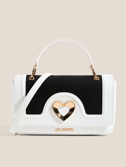 Love Moschino: Белая спортивная сумка 