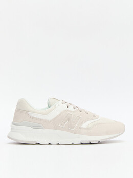 New Balance: Бежевые кроссовки 