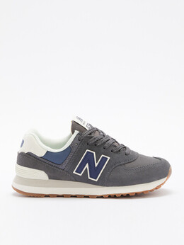 New Balance: Тёмные кроссовки 